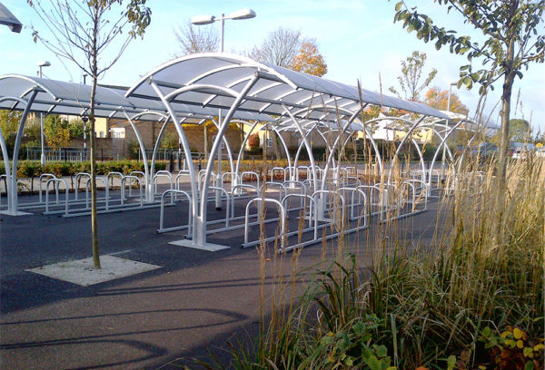 CENTAUR CLS16 (4 Bay) Double-Row Symmetric Cycle Shelter