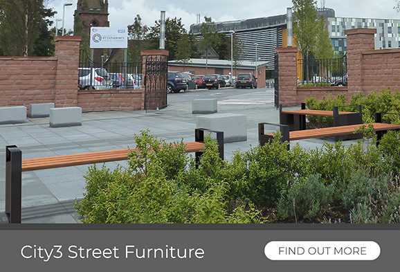 Street furniture for healthcare sector 