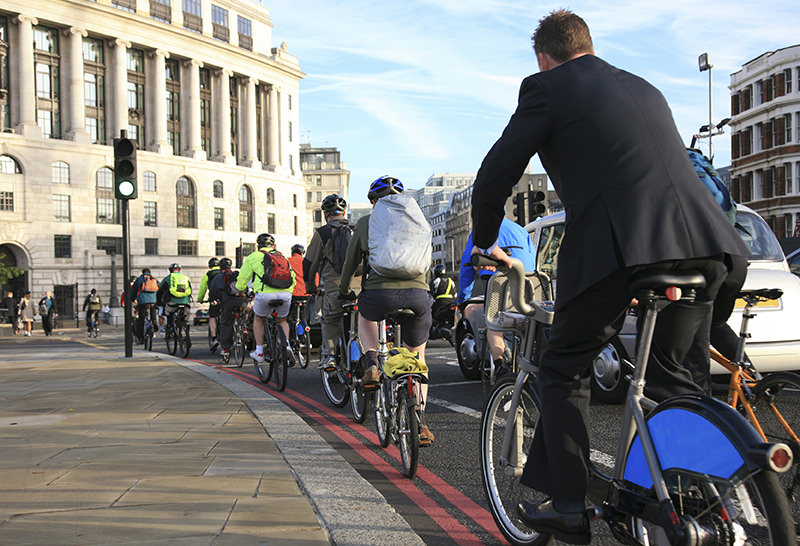 Urban cycling continues to rise in the UK