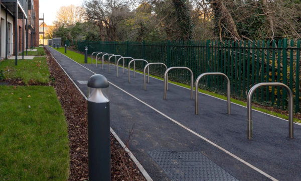 Offer quick-access bike parking with stands